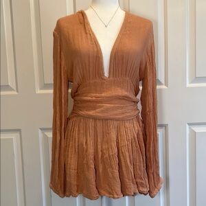 Jen’s Pirate Booty Clay Long Sleeve Mini Dress